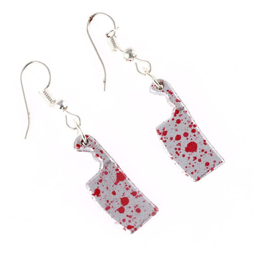 Цена за 3 шт. Карнавальные серьги «Ножи», цвета МИКС