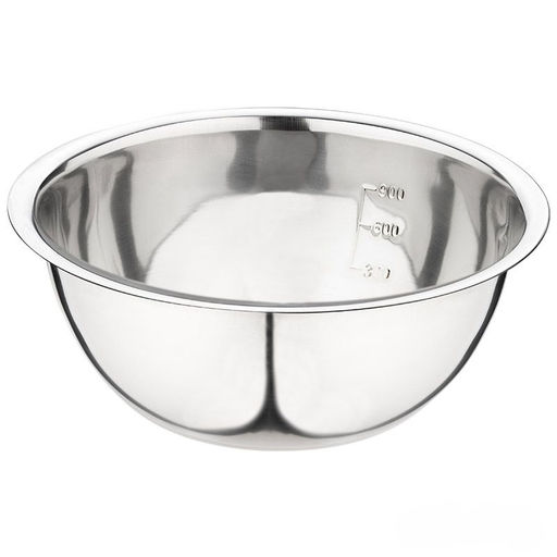 Миска нерж. 1,5 л зеркальн. полировка, BOWL-ROLL-20, арт. 003277 Mallony