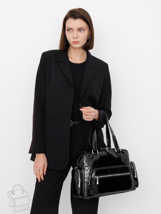 Сумка женская  5602S black  Velina Fabbiano-Safenta  в Новосибирске