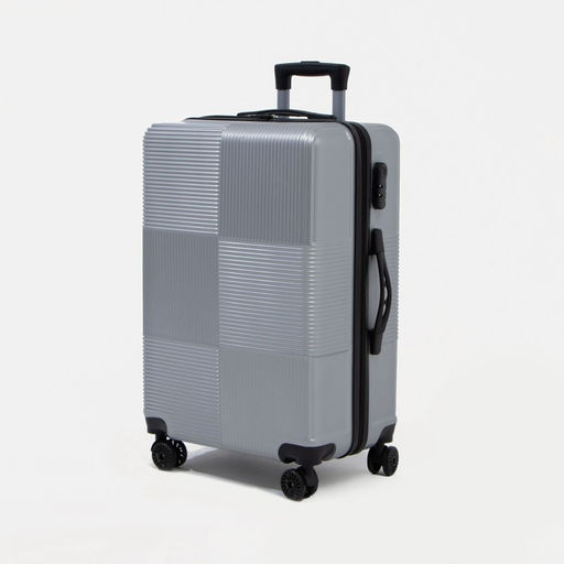 Чемодан малый 24 кодовый замок, цвет серебряный - Simaland фото 3