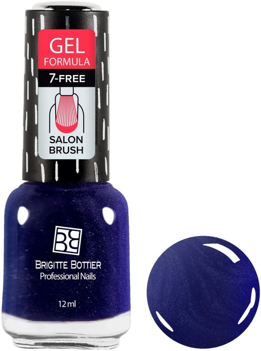Brigitte Bottier Лак д/ногтей GEL FORMULA тон 89 сапфир 12мл BB-GF89