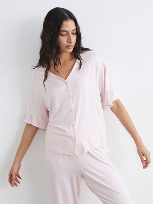V Yaka Kad?n Pijama Tak?m