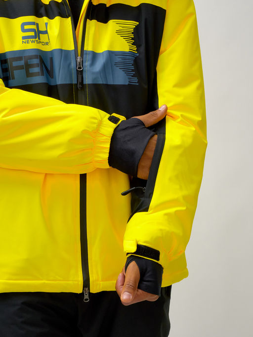 Горнолыжный костюм мужской зимний желтого цвета 370J - Mtforce фото 19