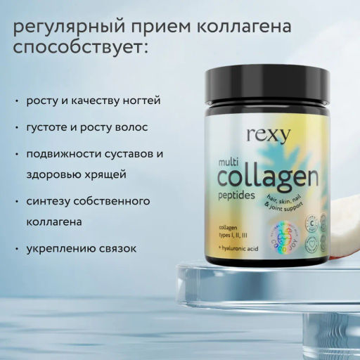 Мультиколлаген пептидный COCO JOY кокосовый Rexy 180г - Proteinrex фото 2