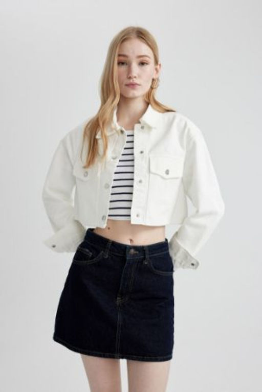Coool Oversize Genis Kal?p Gabardin Uzun Kollu Gomlek