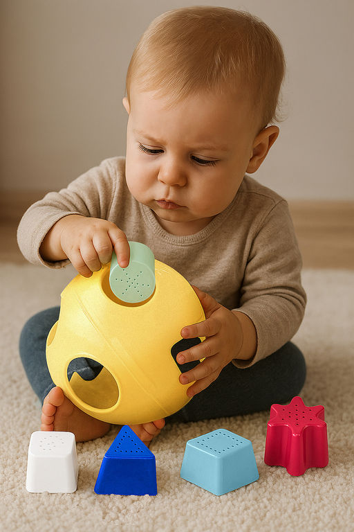 Цена за 2 шт. Развивающая игрушка-сортер Learn Me солнечный зайчик PT300710101