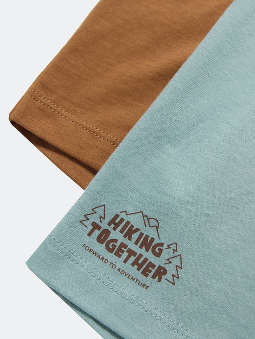 Шорты для мальчиков мультипак (2 шт.) зеленые с печатью - Mark formelle фото 8