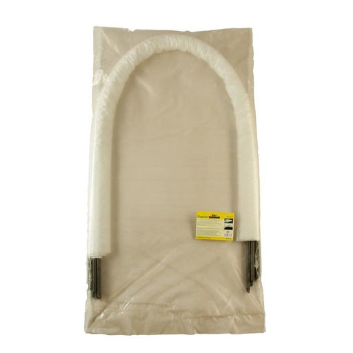 Парник прошитый, длина 6 м, 7 дуг из пластика, дуга L=2.4 м, d=16 мм, спанбонд 35 г/м², «уДачный»