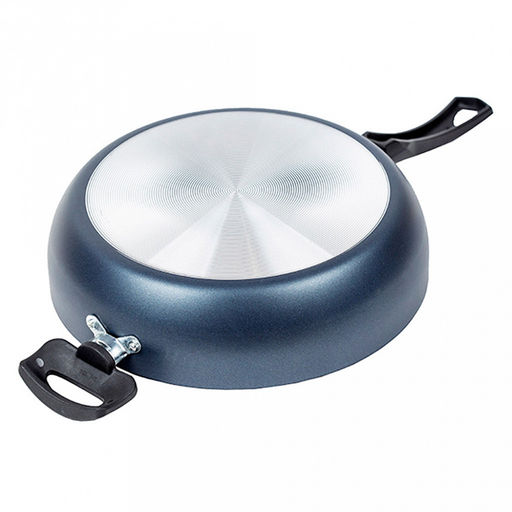 "Azure" Сотейник с антипригарным покрытием д26см "Сатин", h7см, s0,18см, стеклянная крышка (Россия)