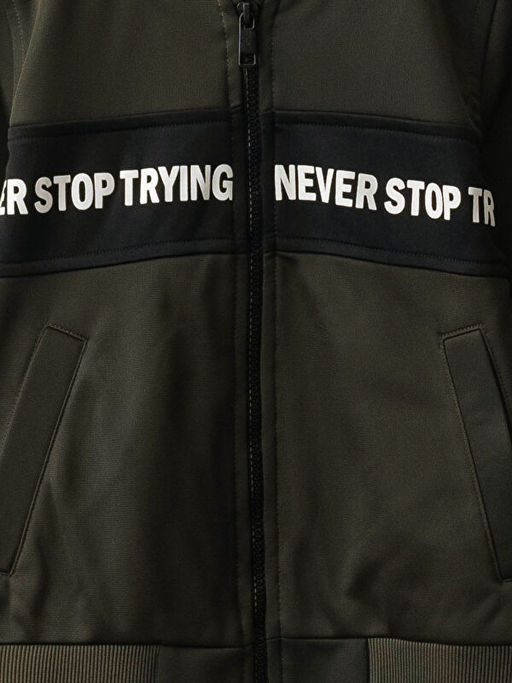 Kolej Yaka Bask?l? Uzun Kollu Erkek ?ocuk E?ofman Tak?m - Waikiki фото 3