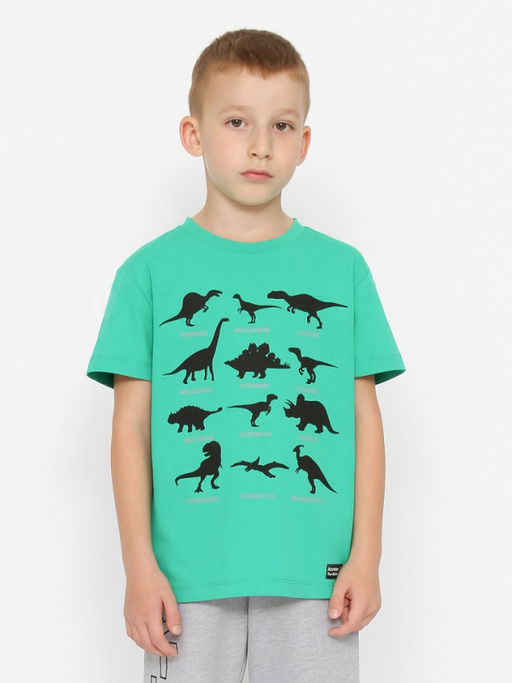 CRB wear/CWKB 63705-37-387 Футболка для мальчика,зеленый/Ex.Cherubino