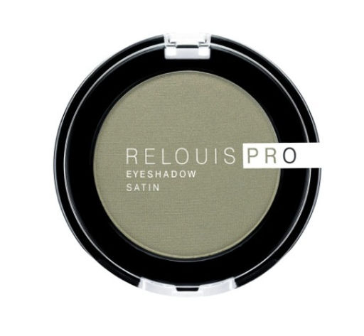 RELOUIS Тени "Pro Eyeshadow Satin" тон 35 green tea