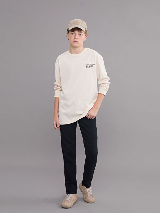 Slim Fit Erkek ?ocuk Jean Pantolon