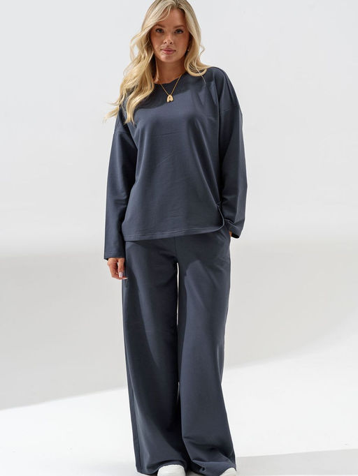 Костюм футер с брюками палаццо - Оптима фото 13