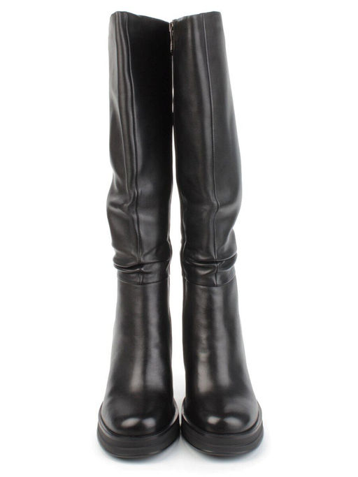 02-B6233-6051-3BM-1 BLACK Сапоги зимние женские (натуральная кожа, натуральный мех) - Фабричный китай фото 8