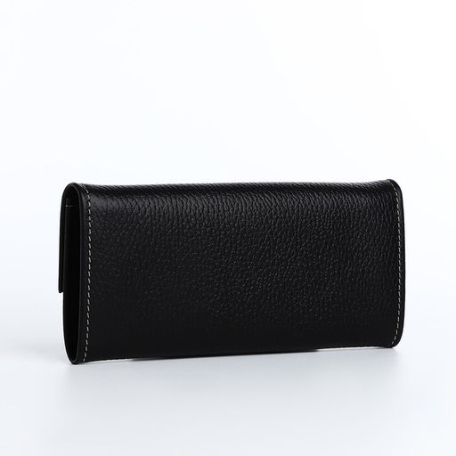 Кошелёк на кнопке, цвет чёрный - Simaland фото 2