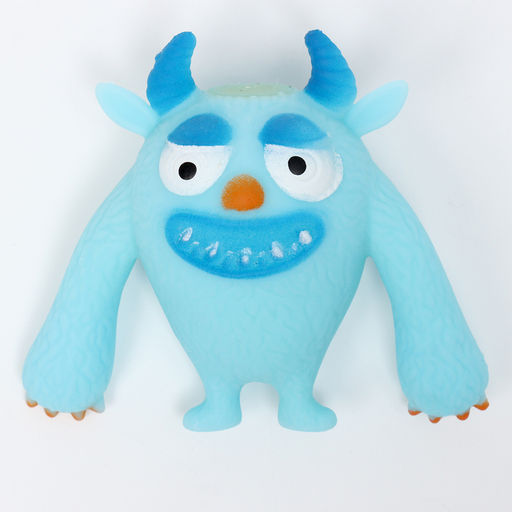 Цена за 12 шт. Антистресс сквиш мялка «Монстр», с пастой, в шоубоксе