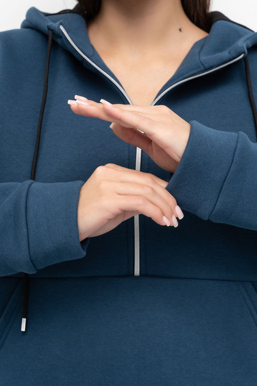 зипка толстовка Футер 3-х нитка начес - Solo mio фото 3