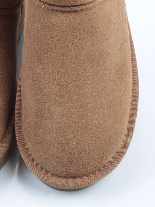 04-PF8300-2 LT. BROWN Угги женские (натуральная замша, 100% шерсть)