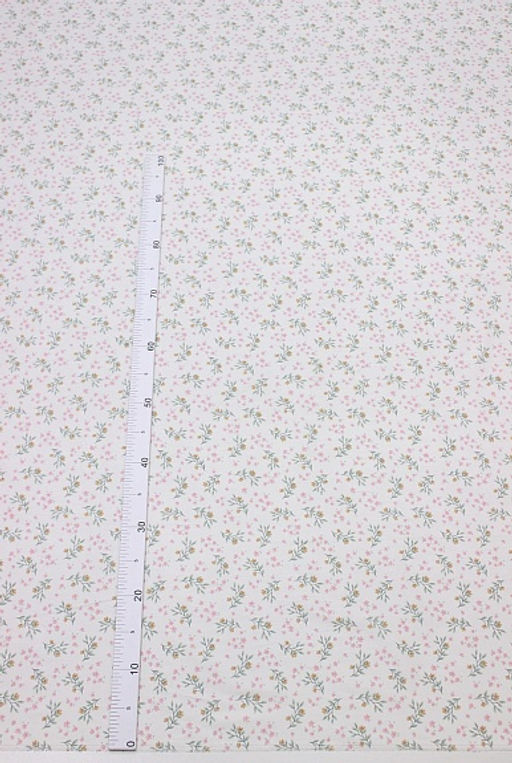 Сатин Адина - веточки-цветочки, (комп), ш.2.35м, хлопок-100%, 120гр/м.кв - Купава фото 2