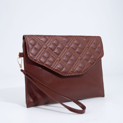 Клатч на молнии, цвет коричневый - Simaland фото 3