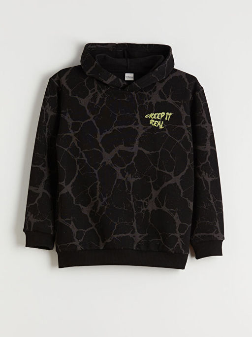 Kap??onlu Erkek ?ocuk Sweatshirt