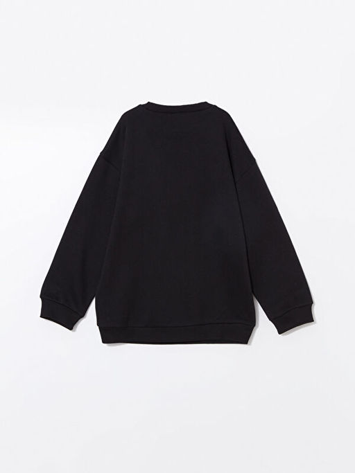 Bisiklet Yaka K?z ?ocuk Kal?n Sweatshirt - Waikiki фото 3