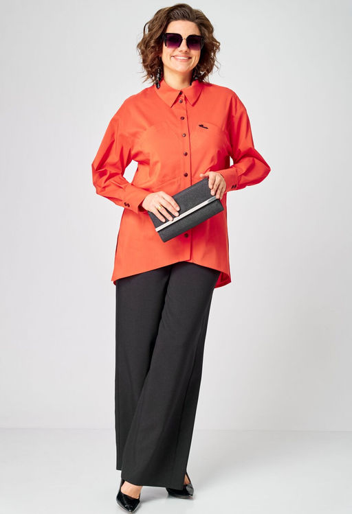 Рубашка EVA GRANT 7319 коралл