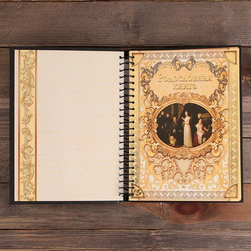 Родословная книга Книга семьи, 30 листов, 24,5 х 29,2 см - Семейные традиции фото 4