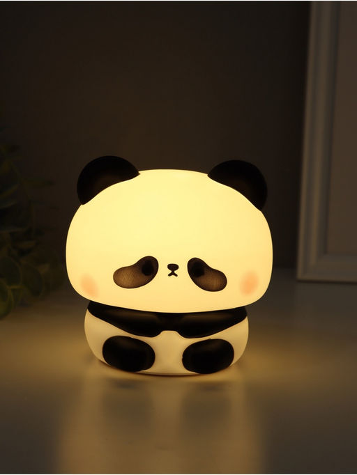 Фигурка светящаяся RISALUX «Панда», 2 Вт, LED-ночник антистресс, RGB, USB, 10×10.5×10.5 см