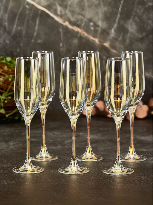 Набор Бокалов для шампанского СЕЛЕСТ 160мл ЗОЛОТИСТЫЙ ХАМЕЛЕОН 6шт арт.P1636 /Люминарк/ - Luminarc фото 13