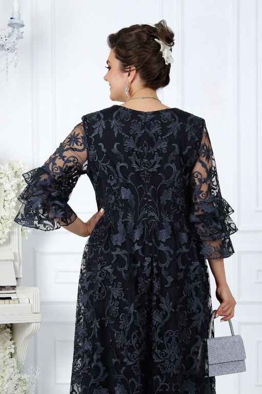 Платье Ninele 7431-Р темно-синий - Mira fashion фото 849