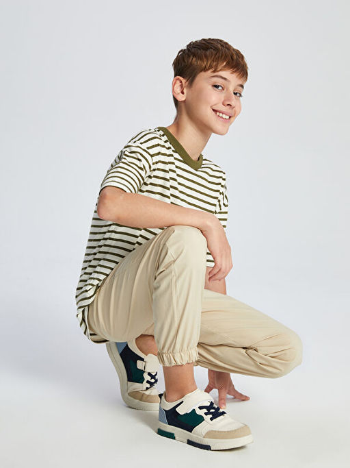 Beli Lastikli Erkek ?ocuk Jogger Pantolon