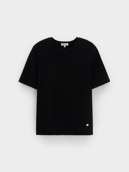 ЕВТ 3283/черный фуфайка (футболка) жен