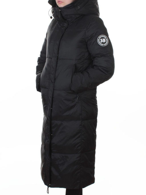 3068 BLACK Пальто пуховое женское с внутренним жилетом (утиный пух) - Fashion фото 5
