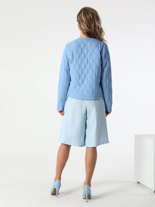 25228 Жакет голубой - Dizzyway фото 3