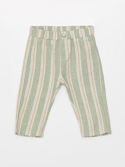 Bisiklet Yaka K?sa Kollu Bask?l? Erkek Bebek Ti??rt ve Pantolon 2li Tak?m - Waikiki фото 3