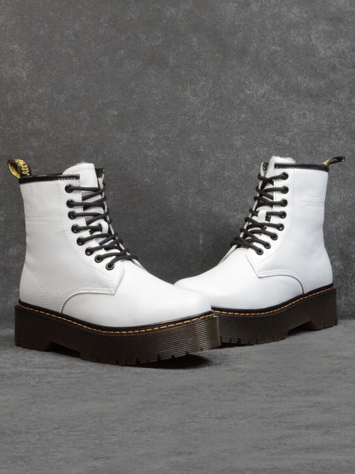 04-15265001 WHITE Ботинки зимние женские (натуральная кожа, натуральный мех) - Фабричный китай фото 15