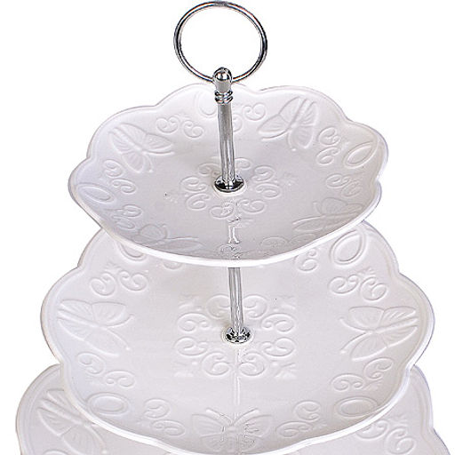 28952 Конфетница 3ярус 25-20-14,8 керам LR (х12) - Mayer&boch фото 3