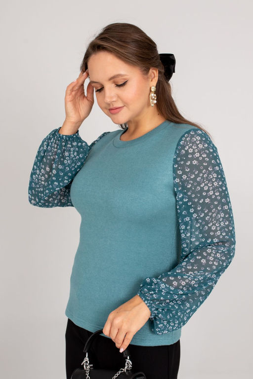 Джемпер АА-34 бирюза