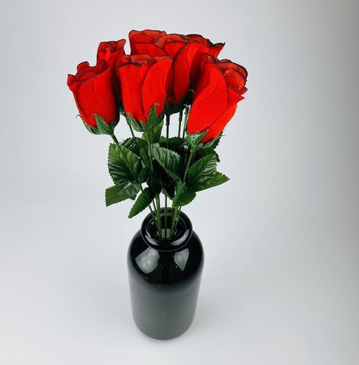 Роза бархат 45см, 5x5см бутон - Zebo фото 2