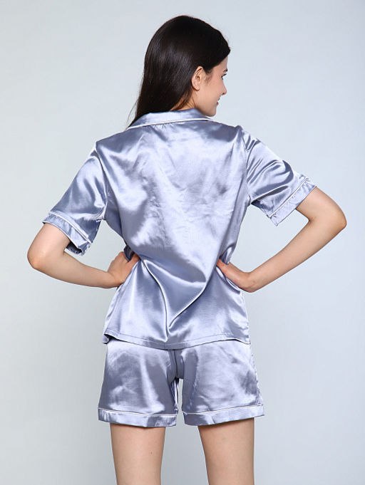 РАСПРОДАЖА Пижама Лолита_О154/серебристый - Ihomelux фото 11