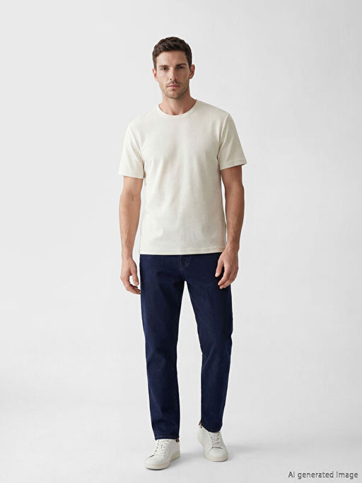 Bisiklet Yaka Erkek Penye Ti??rt