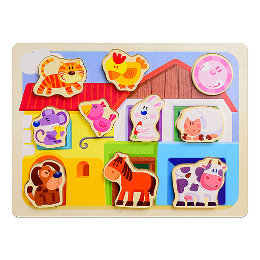 Пазл-вкладыш Наш дом