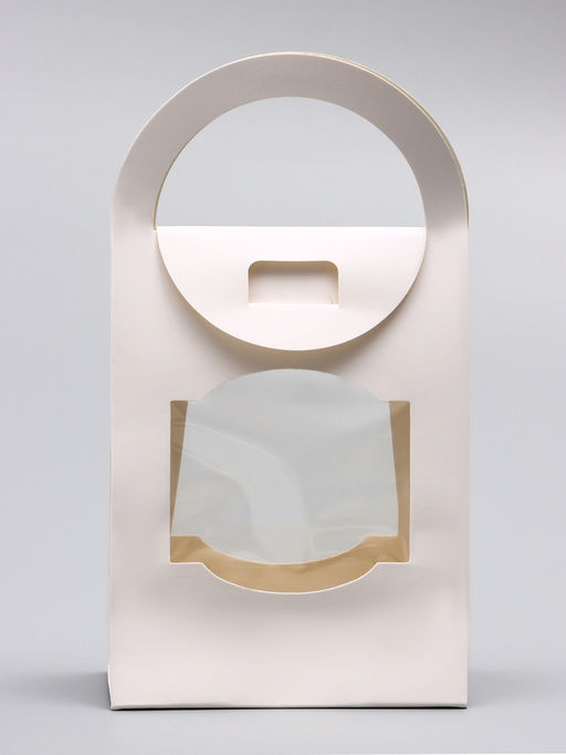 Цена за 5 шт. Коробка - пакет с ручкой, белая, 16?12?6 см - UPAK LAND фото 2