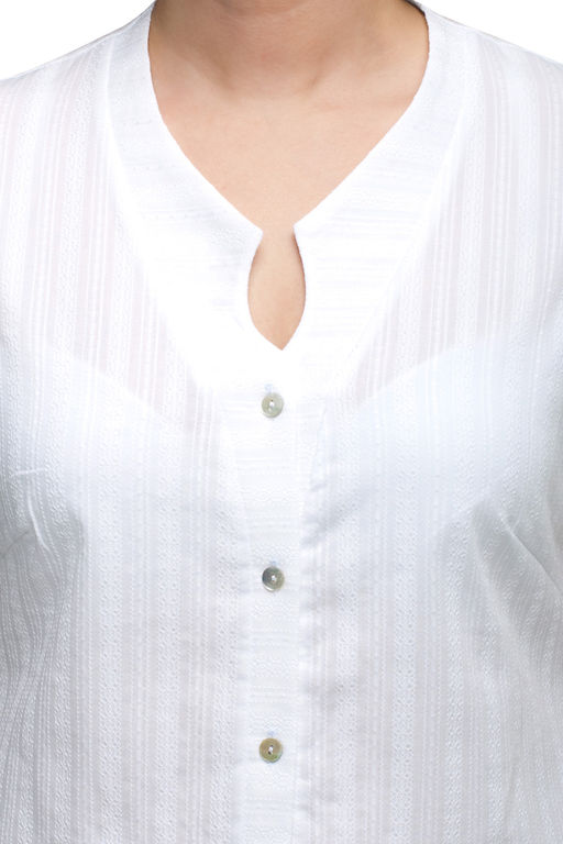 Блуза белая офисная - Olsi фото 6