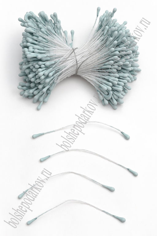 Тычинки для цветов матовые (SF-7035) бледно-голубой