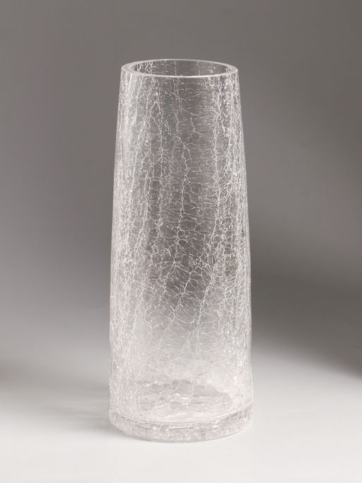 Ваза стекло настольная "Паутинка" классик, 25х10 см, прозрачный