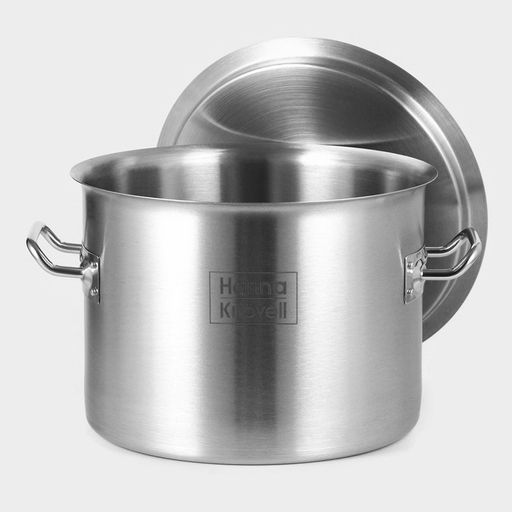 Кастрюля Hanna Knövell, 10 л, d=25 см, h=18 см, толщина стенки 0.8 мм, нержавеющая сталь