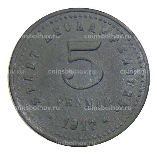 5 пфеннигов 1917 года Германия  Нотгельд Ашаффенбург
